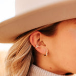 Load image into Gallery viewer, Duchess Gold Leaf Ear Cuff
