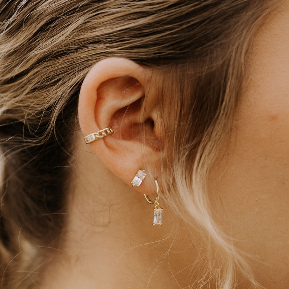 Sophie Baguette Diamond Ear Cuff
