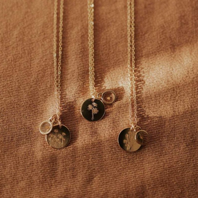 Daisy Necklace with Mustard Seed