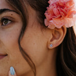 Load image into Gallery viewer, Flower Flat Back Studs
