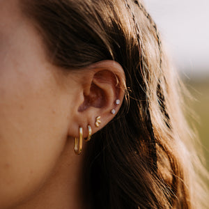 Lotus Flat Back Studs
