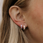Load image into Gallery viewer, Eloise Tea Cup Hoops

