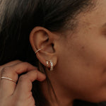 Load image into Gallery viewer, Jane Diamond Ear Cuff
