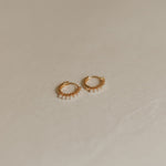 Load image into Gallery viewer, Grace Pearl Hoops
