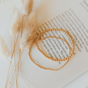 Staci Gold Filled Bead Bracelet