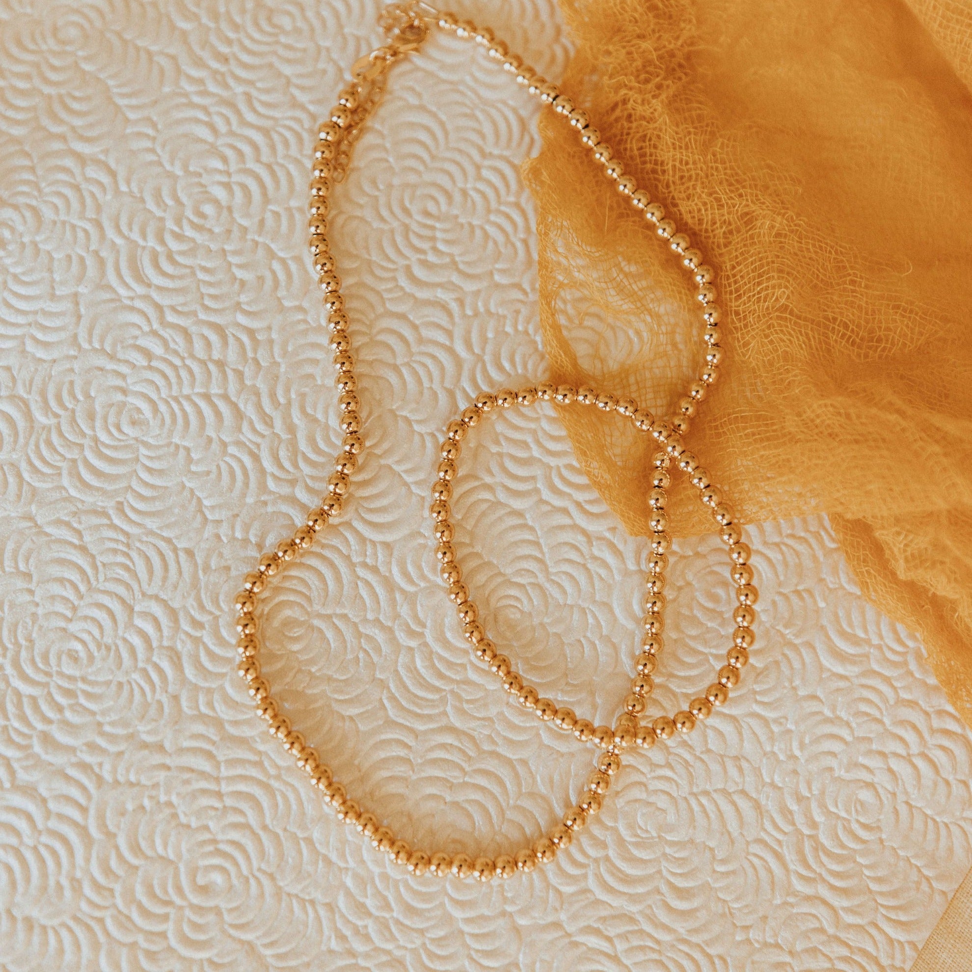 Staci Gold Filled Bead Bracelet