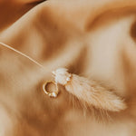 Load image into Gallery viewer, Alexandria Diamond and Pearl Hoops
