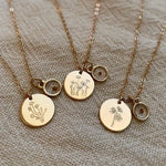 Load image into Gallery viewer, Wildflower Necklace with Mustard Seed
