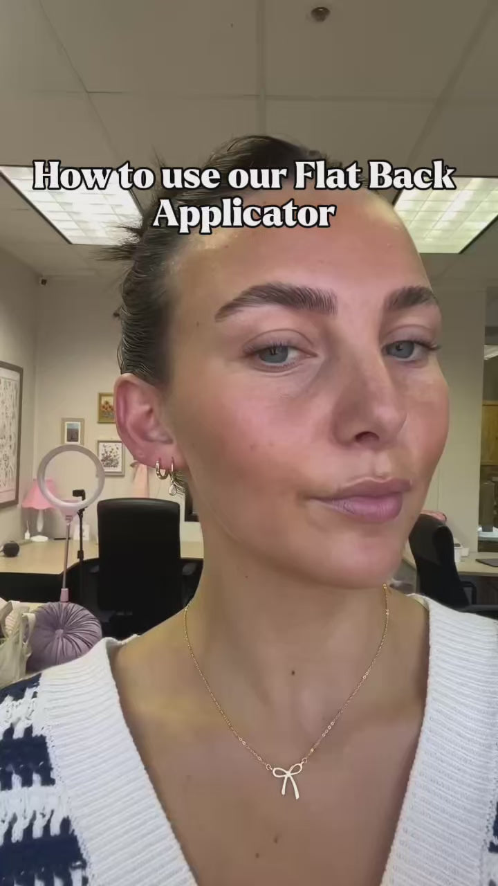 How to use our flat back applicator video