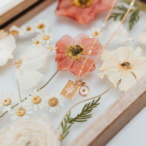 Meadow Necklace with Mustard Seed