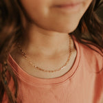 Load image into Gallery viewer, *Littles* Madeline Gold Filled Paperclip Necklace
