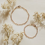 Load image into Gallery viewer, *Littles* Madeline Gold Filled Paperclip Bracelet

