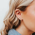 Load image into Gallery viewer, Sophie Baguette Diamond Studs
