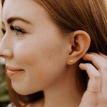 Load image into Gallery viewer, Sophie Baguette Diamond Studs
