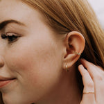 Load image into Gallery viewer, Sophie Baguette Diamond Ear Cuff
